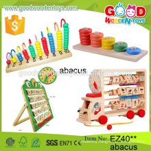 2016 hot sale children abacus wooden toys colorful toys abacus mutifunctional abacus